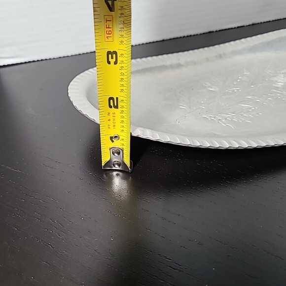 Vintage Trade Continental Mark Hand Wrought Oval Chrysanthemum Tray #5 - Picture 2 of 8